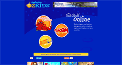 Desktop Screenshot of planetozkids.com