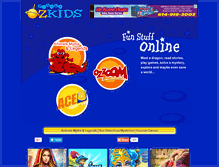 Tablet Screenshot of planetozkids.com